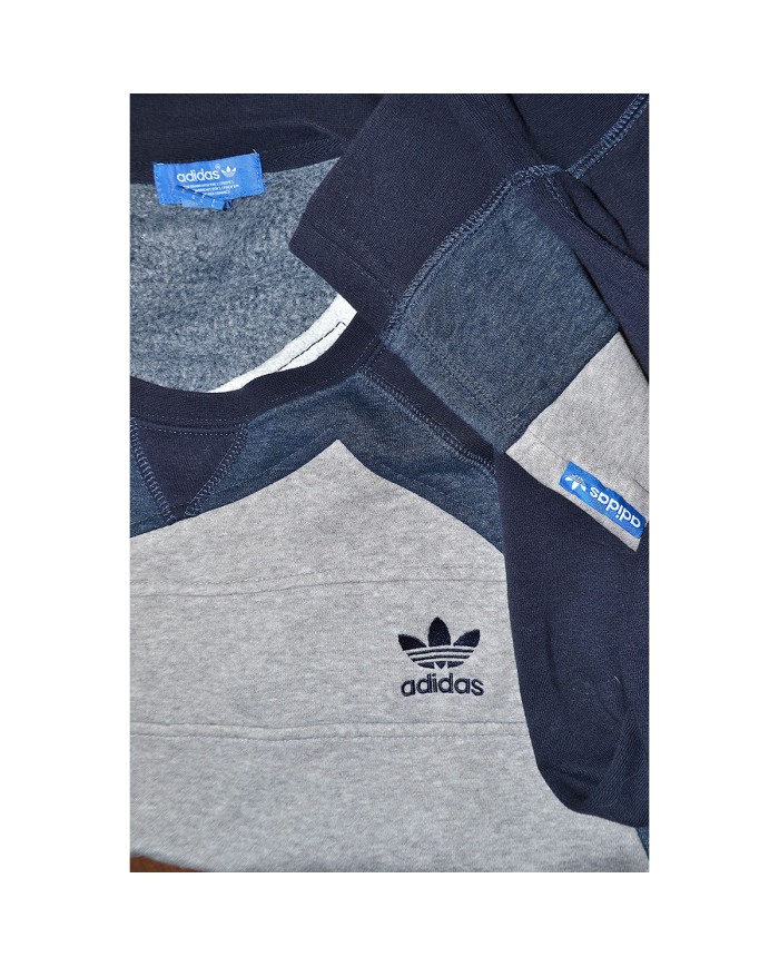 Adidas reworked sweater blue gray S