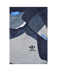 Adidas reworked sweater blue gray S