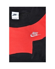 Nike reworked sweater black red L