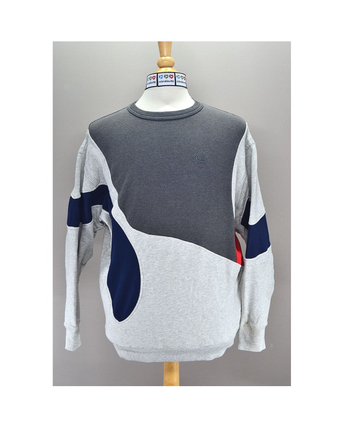 Champion reworked sweater blue gray S