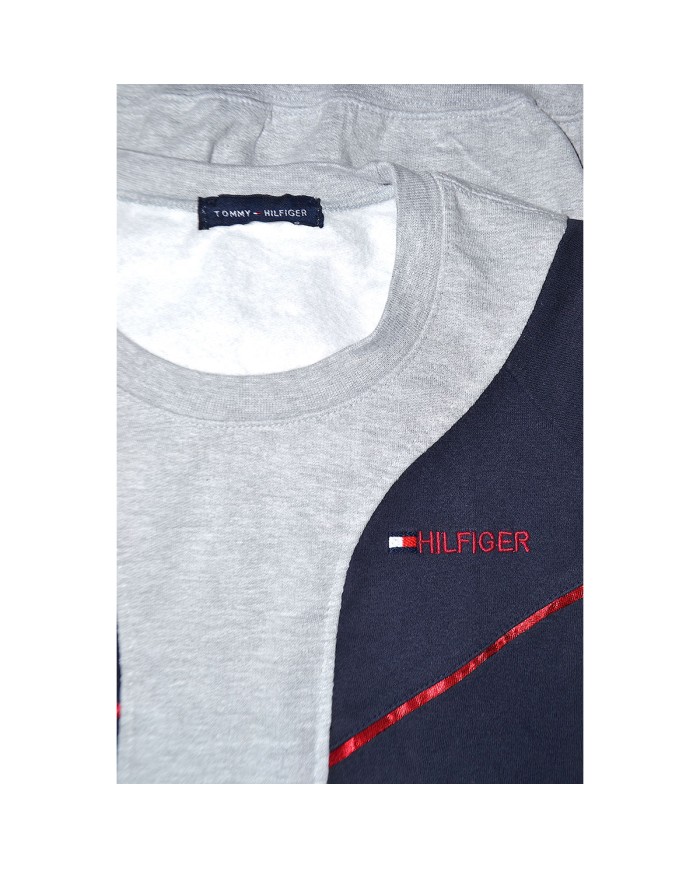 Tommy Hilfger reworked sweater gray blue XL
