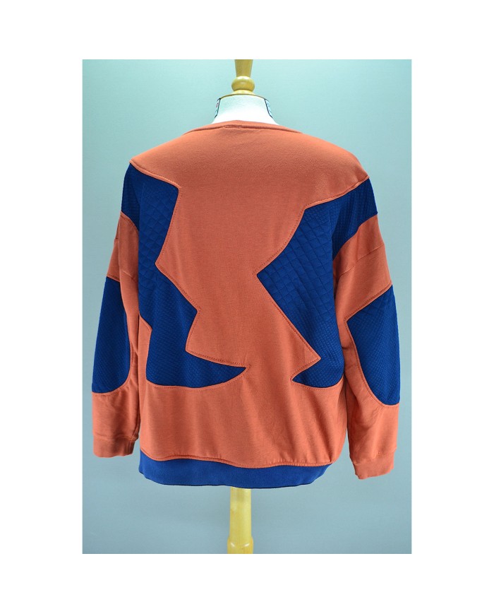 Puma reworked sweater orange blue M