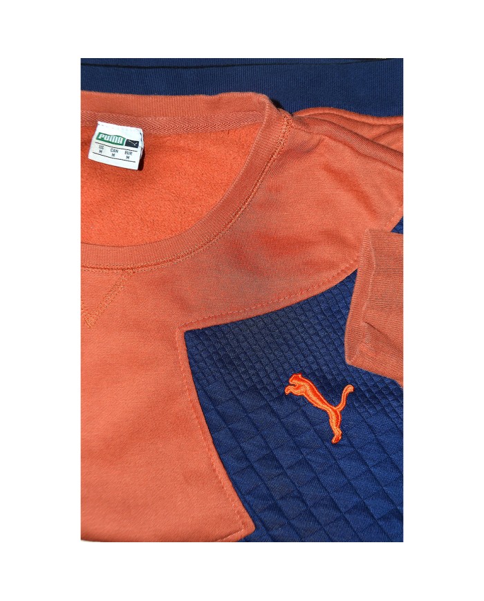 Puma reworked sweater orange blue M