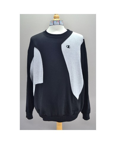 Champion reworked sweater black gray XL