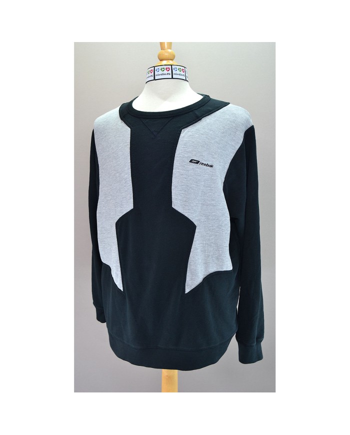 Reebok reworked sweater gray black S