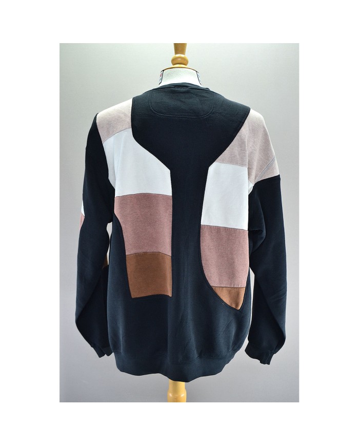 Nike Air reworked sweater black brown XXL