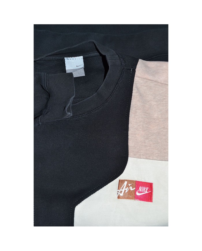Nike Air reworked sweater black brown XXL