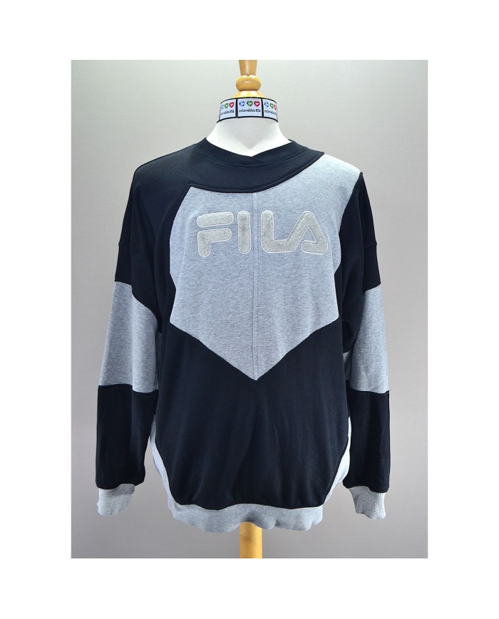 Fila reworked sweater black gray XL