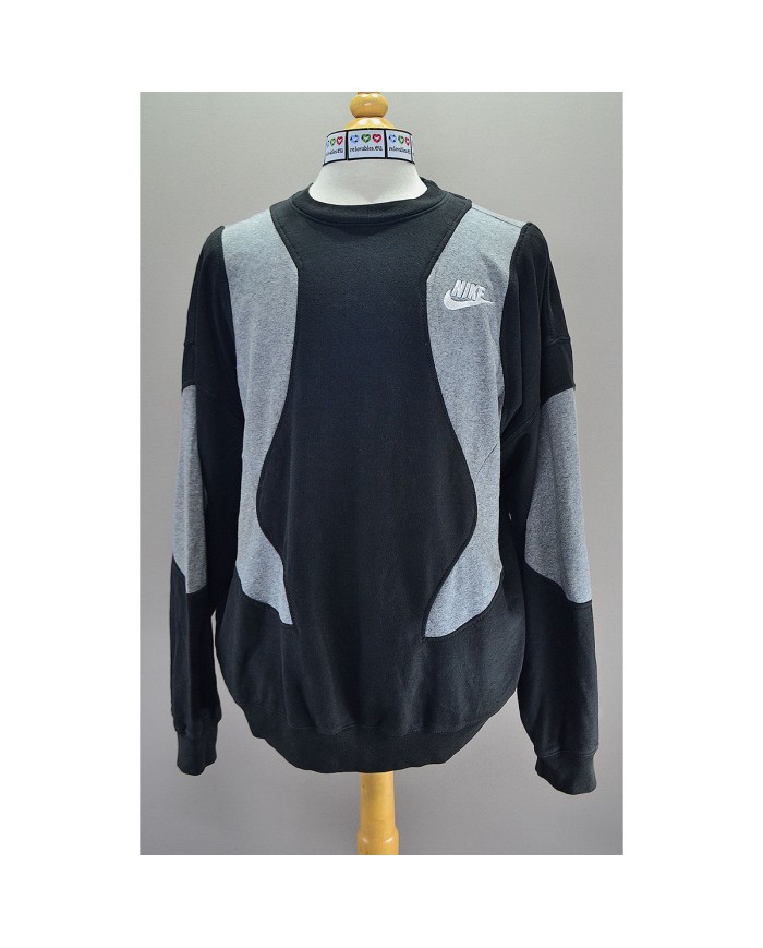 Nike reworked sweater black gray XXL