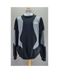 Champion reworked sweater embroidered front logo gray red XXL