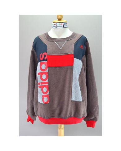 Adidas reworked sweater brown S