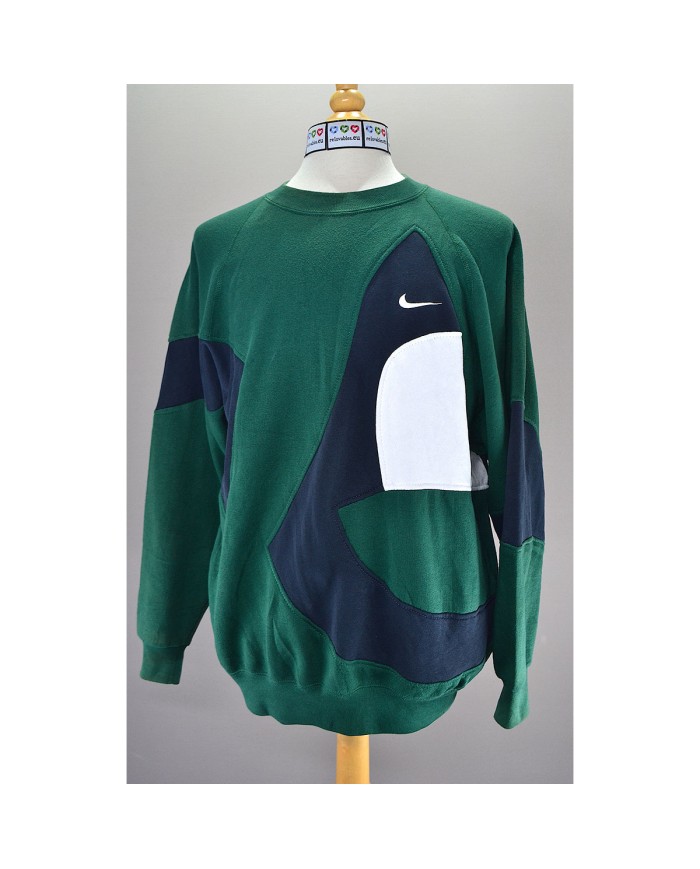 Nike reworked sweater black green XXL