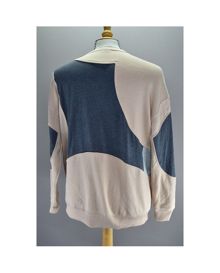 Nike reworked sweater pink gray S