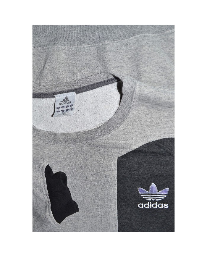 Adidas reworked sweater gray black S