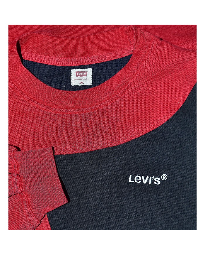 Levi's reworked sweater red black XXL