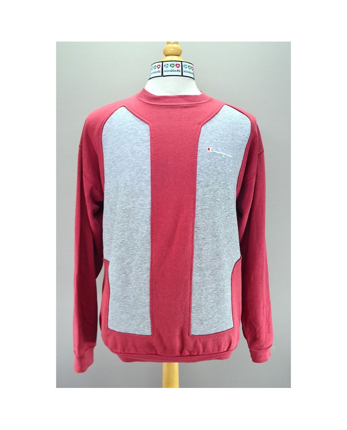 Champion reworked sweater red gray L
