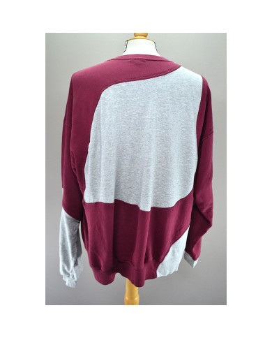 GAP reworked sweater gray  red XXL