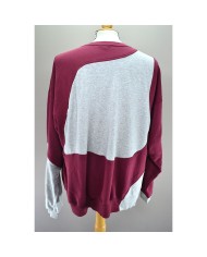 GAP reworked sweater gray  red XXL