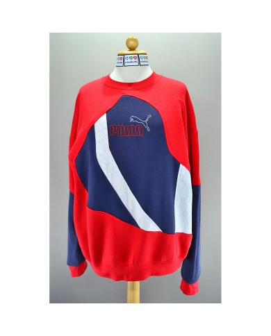 Puma reworked sweater red blue M