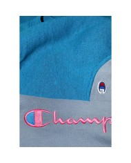 Champion reworked sweater embroidered front logo blue S