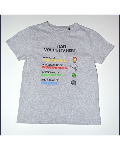 Marvel t-shirt gray 8 years