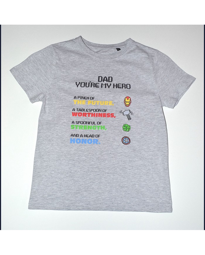 Marvel t-shirt gray 8 years