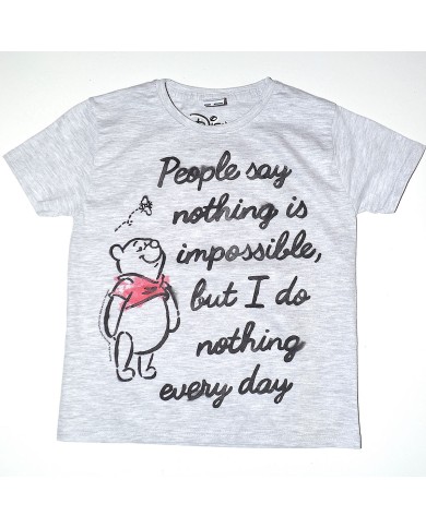 Disney t-shirt gray 3/4 years girl