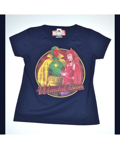 Marvel t-shirt blue 9/10/11 years girl