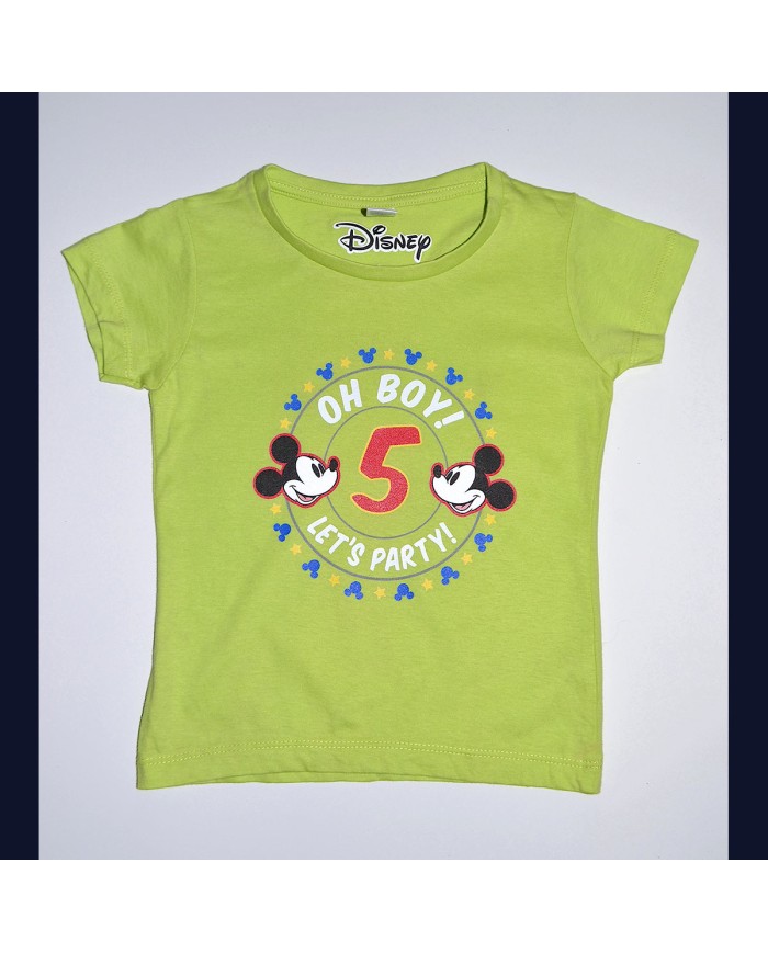 Disney t-shirt green 4 years
