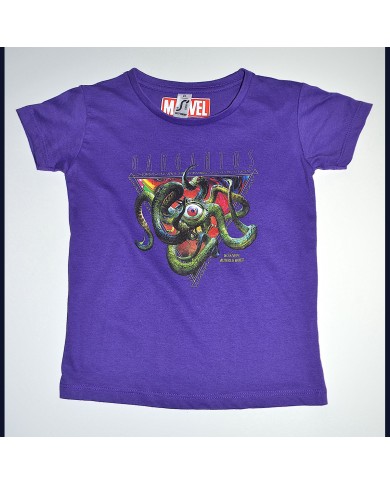 Marvel t-shirt purple 6 years girl