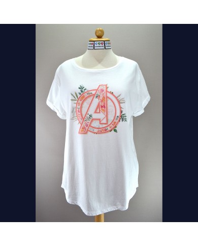 Marvel t-shirt white XL