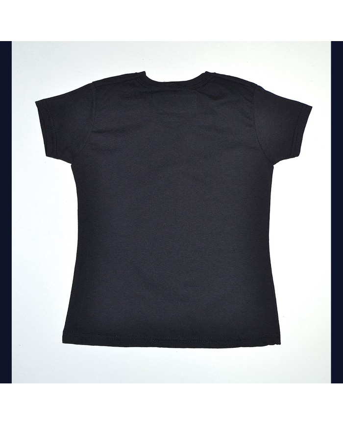 Marvel t-shirt black 3/4 years girl