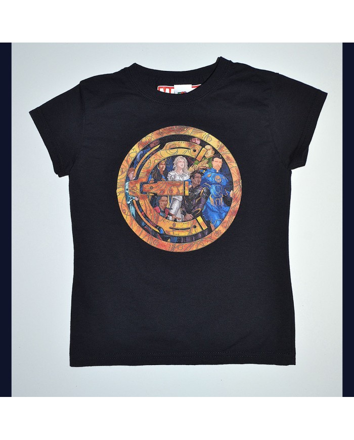 Marvel t-shirt black 3/4 years girl