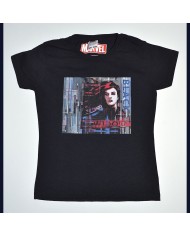 Marvel t-shirt black 3/4 years girl