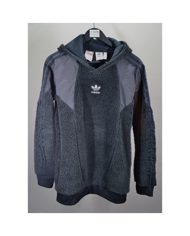 Adidas hoodie teddy black XL 15/16 years Adidas hoodie teddy black XL 15/16 years