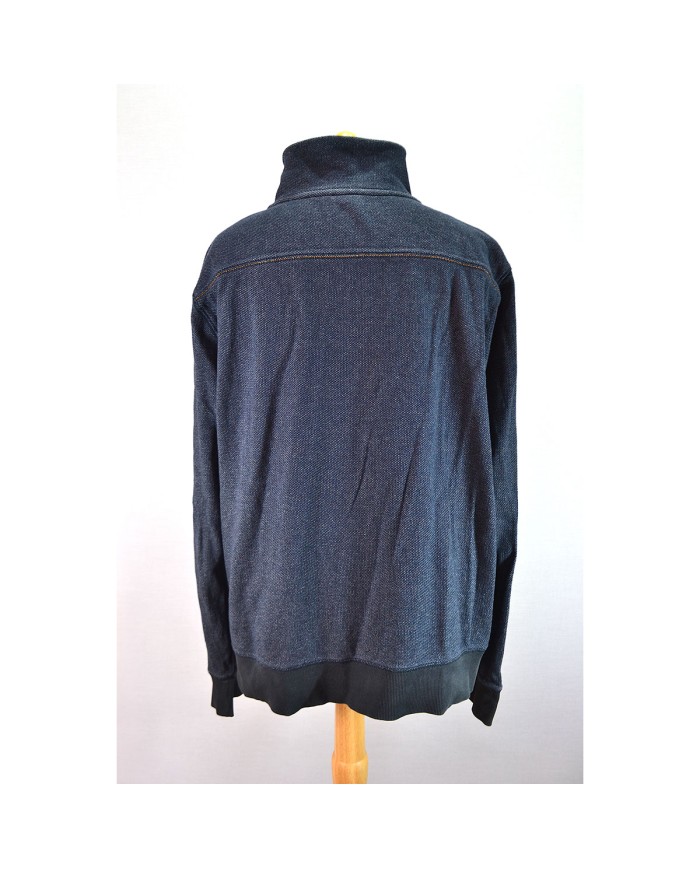 Hugo Boss sweater zipper high-bord blue XXL