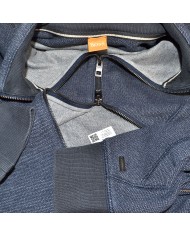 Hugo Boss sweater zipper high-bord blue XXL