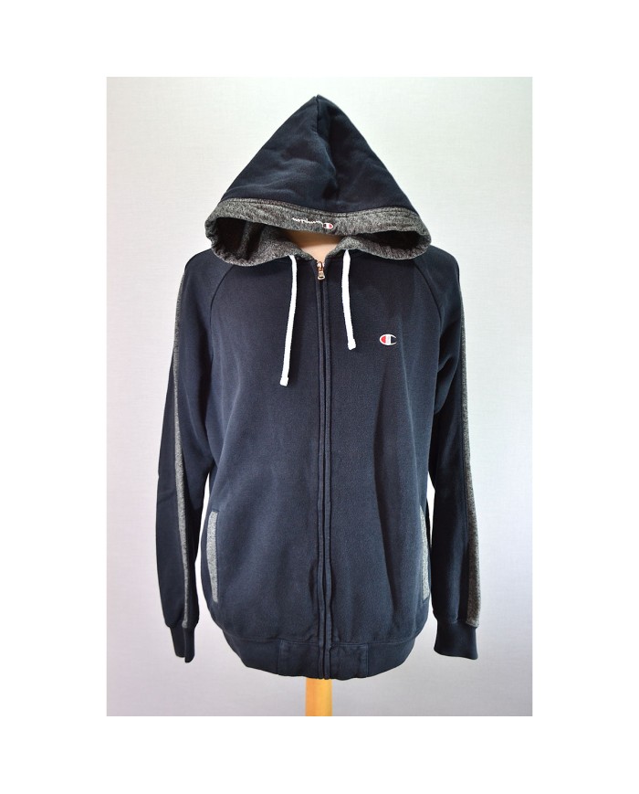 Champion hoodie zipper blue XL