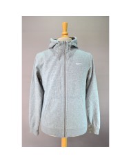 Adidas hoodie zipper gray L