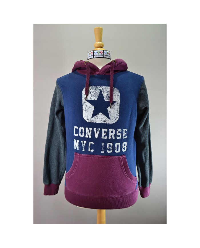 Converse hoodie blue S