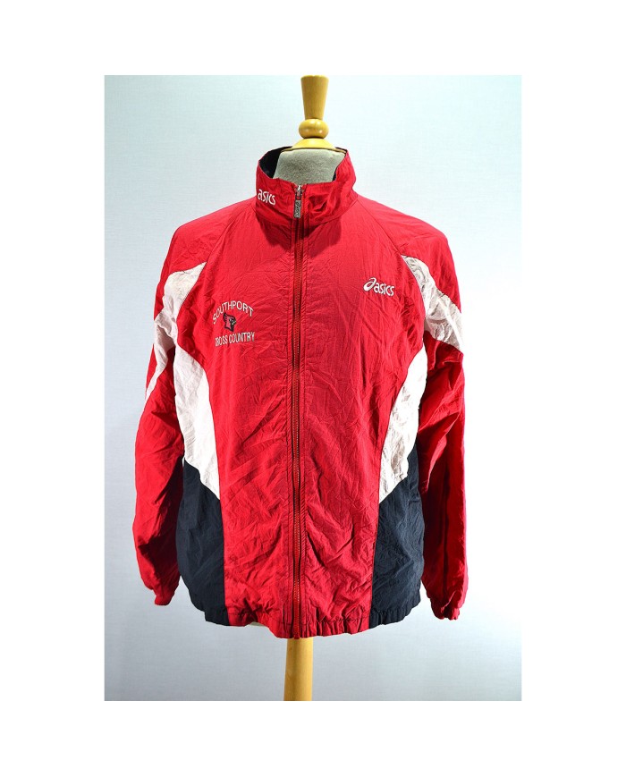 Asics ski-jacket red M