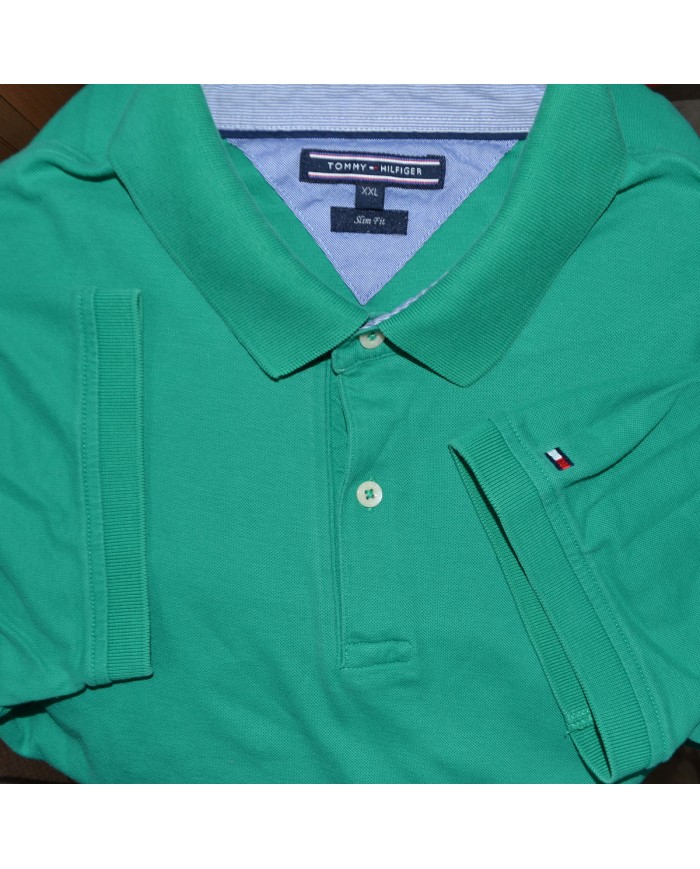 Tommy Hilfiger polo-shirt green XXL