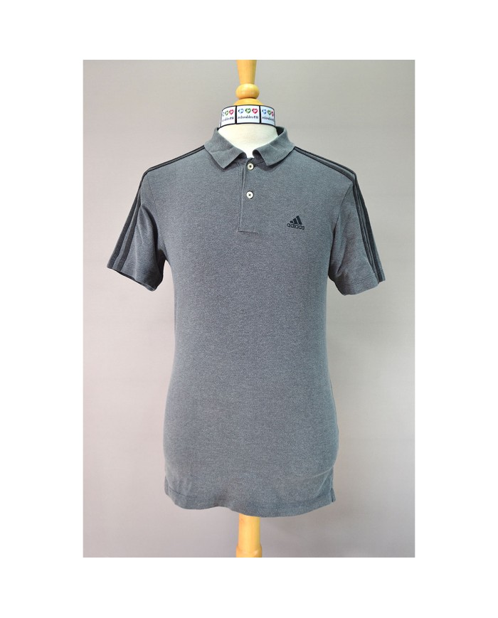Adidas polo-shirt gray M