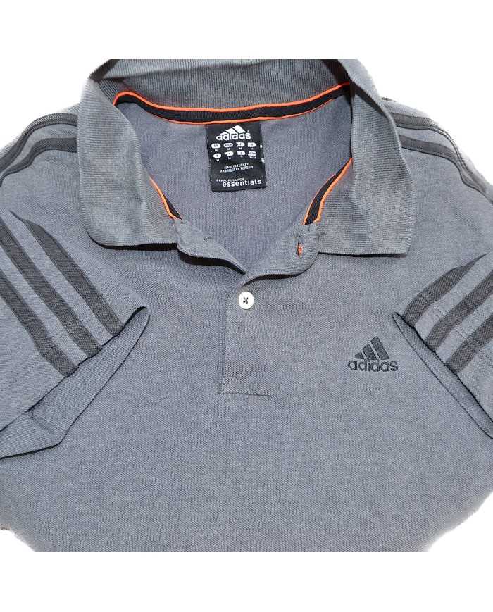 Adidas polo-shirt gray M