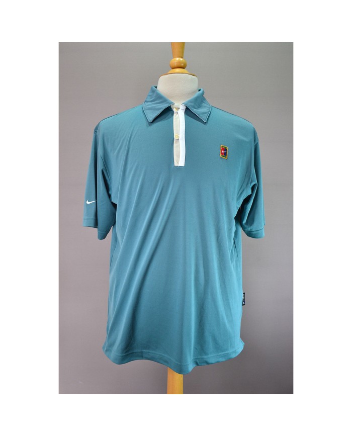 NIKE tennis polo-shirt green M