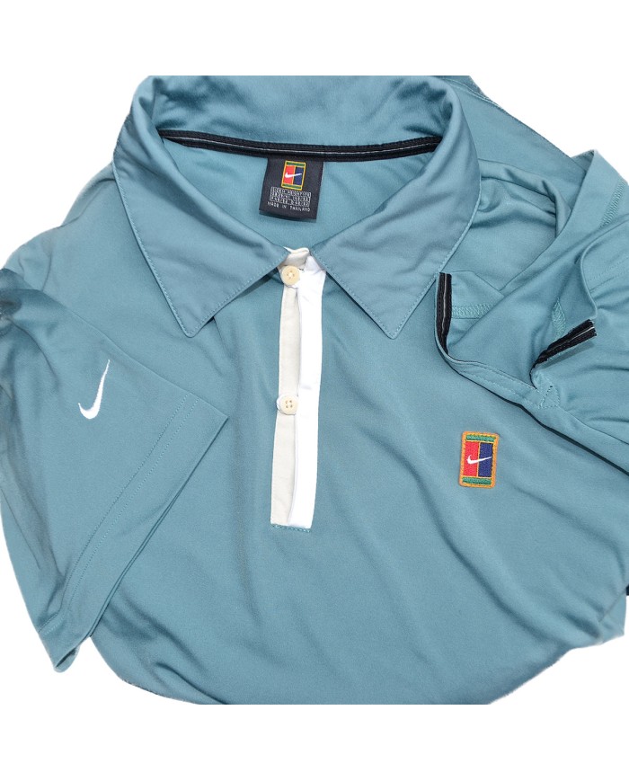 NIKE tennis polo-shirt green M