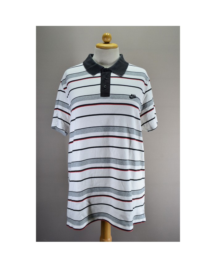 NIKE polo-shirt white L