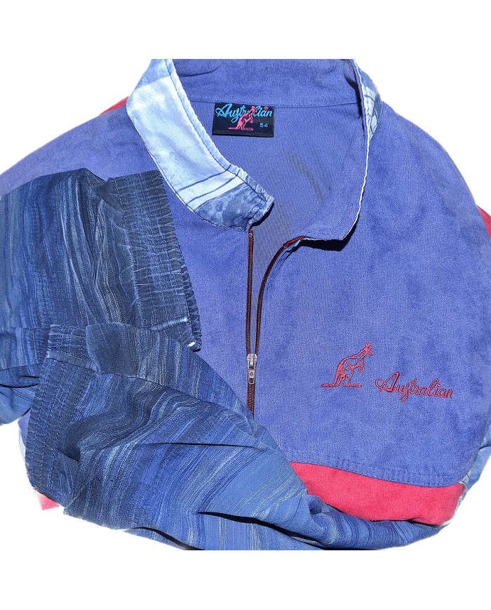 Australian track-jacket zipper blue XL