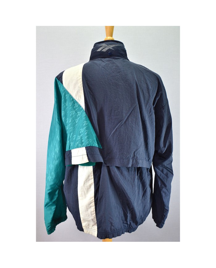 Reebok track-jacket zipper blue L