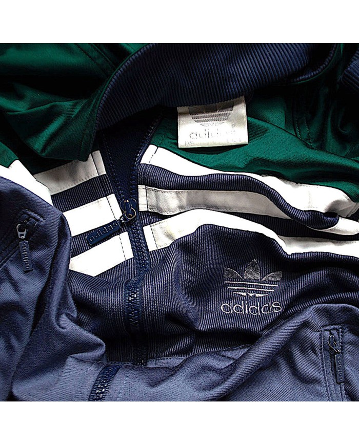 Adidas track-jacket 90's blue M